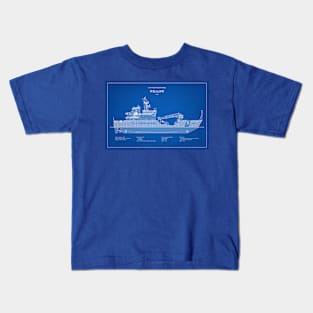 Willow wlb-202 United States Coast Guard Cutter - ABD Kids T-Shirt